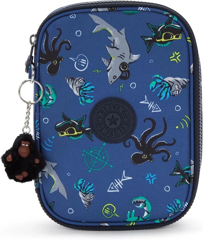 Kipling Women's 100 Pens Printed Case, Organize Accessories, Art Supplies, Makeup, Travel Organizer