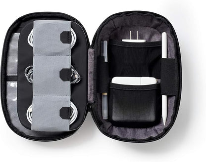 NOMATIC Premium Tech Organizer | Electronic Organizer (Black) | Water Resistant Travel Tech Case, Cord Case - Universal Cable Holder, Memory Cards, Hard Drive, Power Banks, Charger, etc