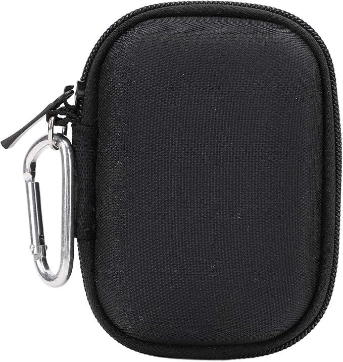 PUSOKEI Battery Storage Bag Reduce Impact Force Power Bank Carrying Case for Portable Charger (Black)