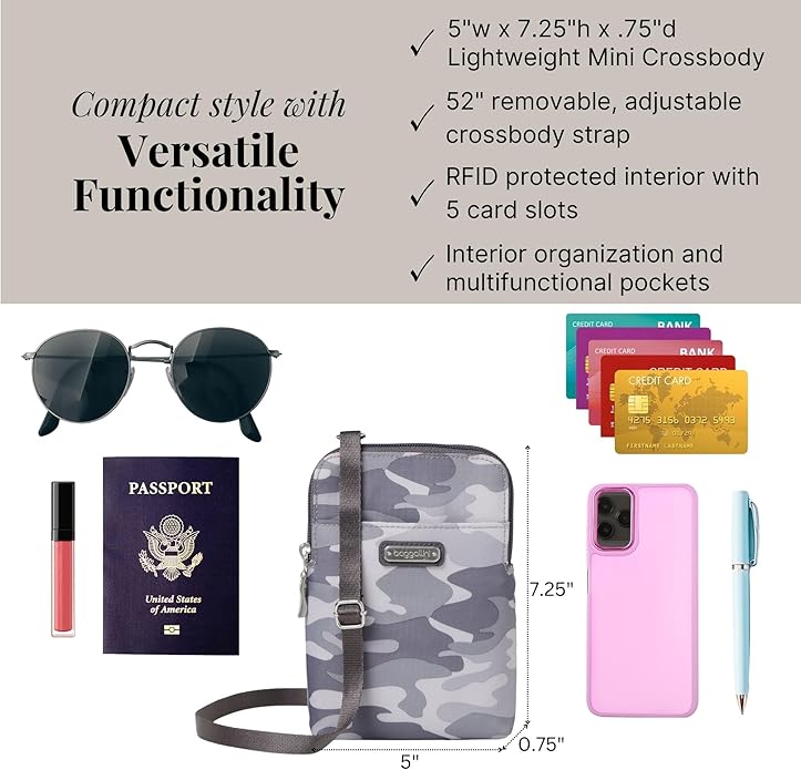 Baggallini The New Classic Collection Take Two RFID Bryant Crossbody