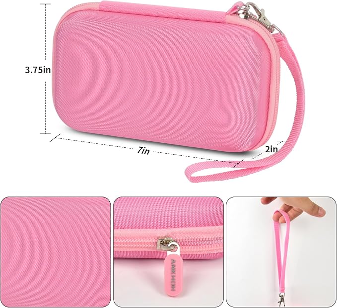 ANKHOH Portable Bank Charger Case for Charmast for VRURC for OHOVIV for SABANI for YILANS for CFIAI for LOVELEDI for RGVOTA for Miday for RONEGN for POIYTL for IAPOS Fast Charging Battery (Pink)