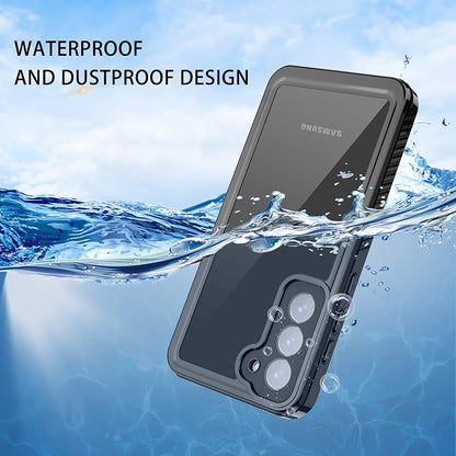 for Samsung Galaxy S23+ Plus Case, IP68 Waterproof Dustproof Case, [Built-in Screen Protector] Full Body Heavy Duty Rugged Phone Cover for Galaxy S23 Plus 6.6 Inch Black
