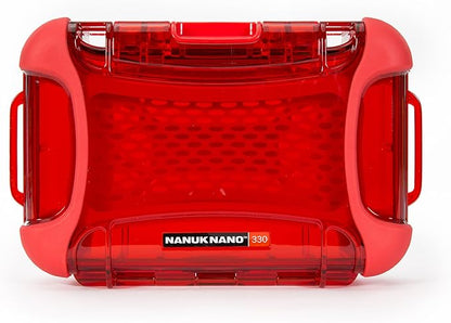Nanuk 330-0009 Nano Series Waterproof Large Hard Case for Phones, Cameras and Electronics (Red)