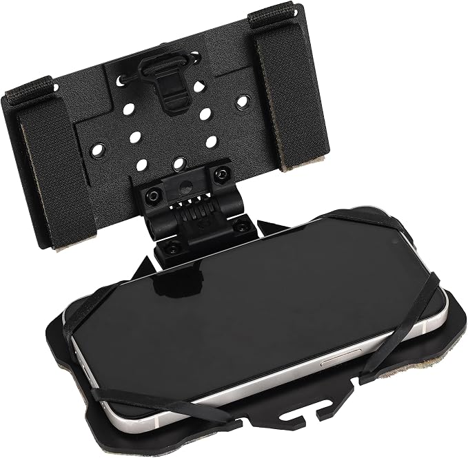 Tactical Phone Holder,Plate Carrier Phone Mount Not Block the Phone Camera Molle Phone Holder for Hunting,Duty,Hiking