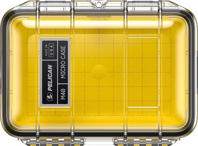 Pelican M40 Micro Case (Yellow/Clear)