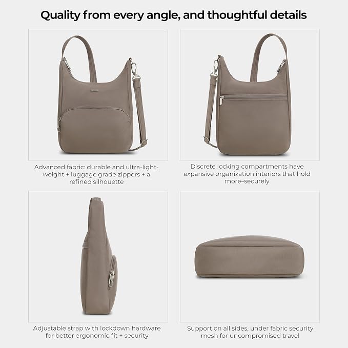 Travelon Anti-Theft Classic Essential Messenger Bag