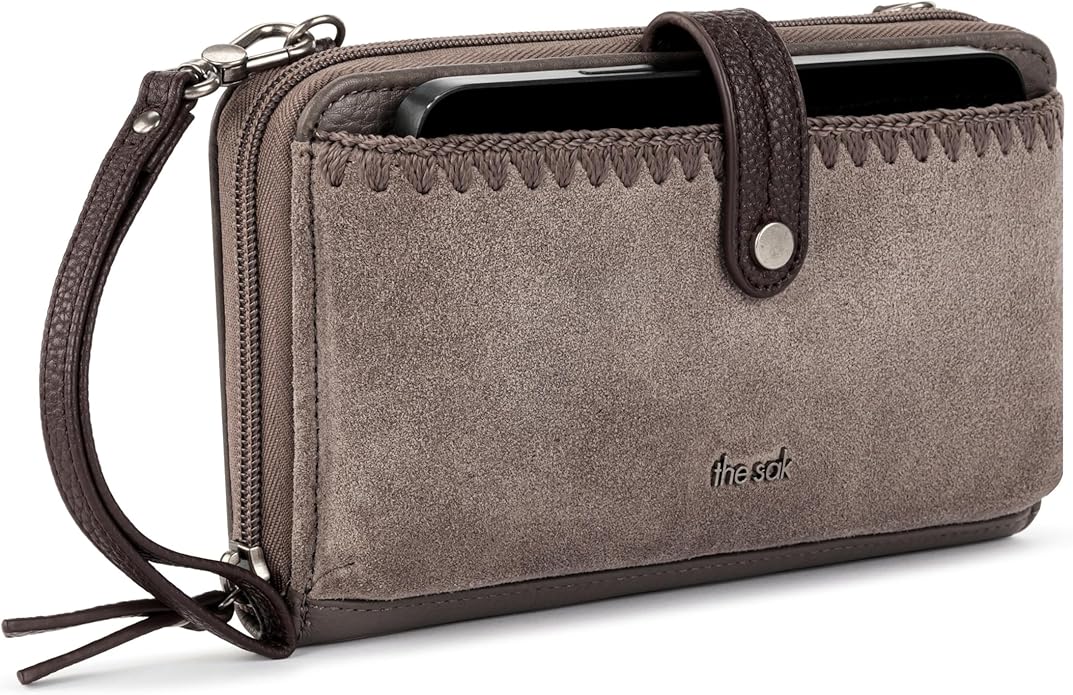 The Sak Iris Smartphone Crossbody Purse - Small Women's Cellphone Bag & Wallet For Everyday- Convertible Wristlet With Zipper