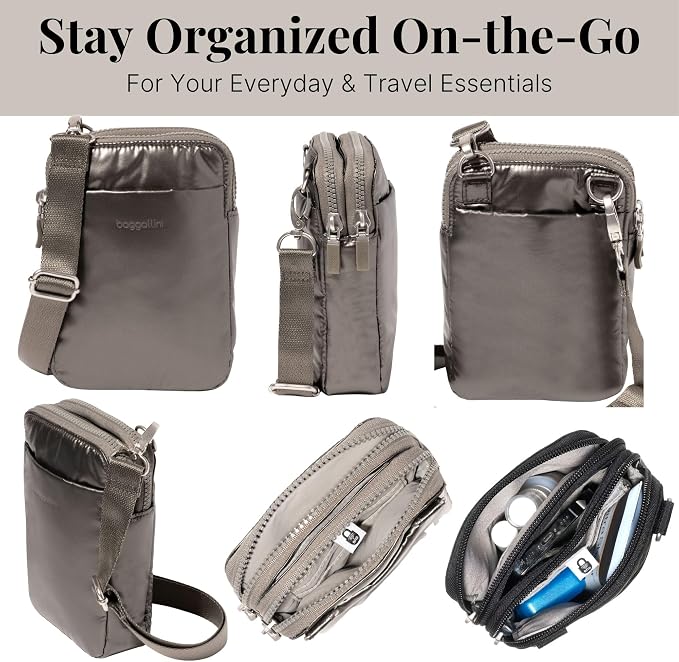 Baggallini Women's Modern Take Two Rfid Crossbody