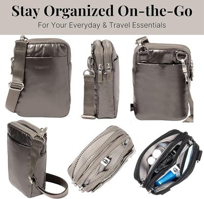 Baggallini Women's Modern Take Two Rfid Crossbody