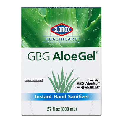 Clorox Healthcare GBG AloeGel Hand Sanitizer Refill Bag in a Box - Moisturizing Hand Sanitizer Gel with Aloe Vera and Vitamin E - Gel Soothes & Moisturizes Hands - For Use With Dispenser, 27 Fl Oz
