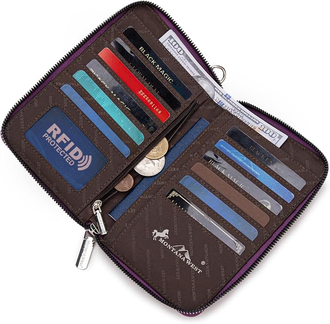 Montana West Small Crossbody Bags for Women Western Handbag with Cash Slots