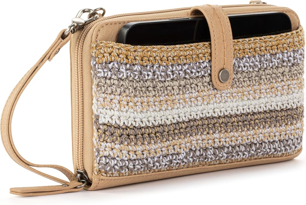 The Sak Iris Smartphone Crossbody Purse - Small Women's Cellphone Bag & Wallet For Everyday- Convertible Wristlet With Zipper
