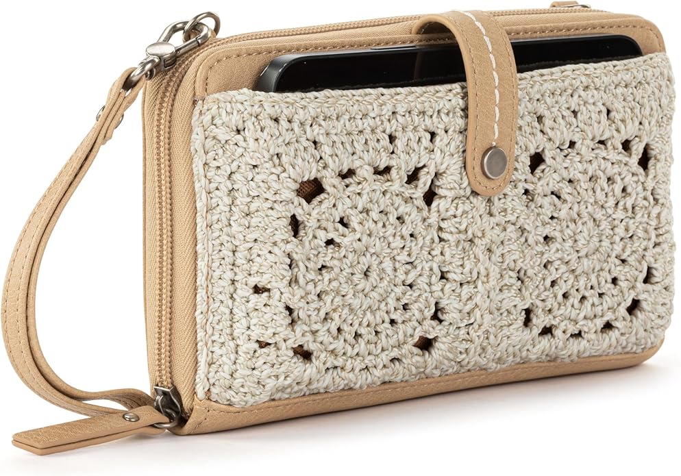 The Sak Iris Smartphone Crossbody Purse - Small Women's Cellphone Bag & Wallet For Everyday- Convertible Wristlet With Zipper