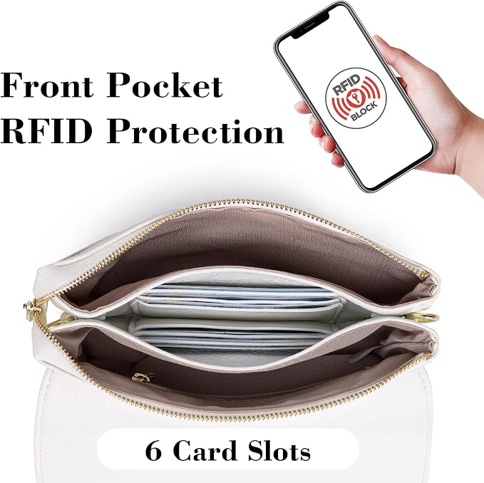 MINICAT RFID Blocking Small Crossbody Bags for Women Vegan Leather Mini Travel Purses Cell Phone Purse Cross Body Bag