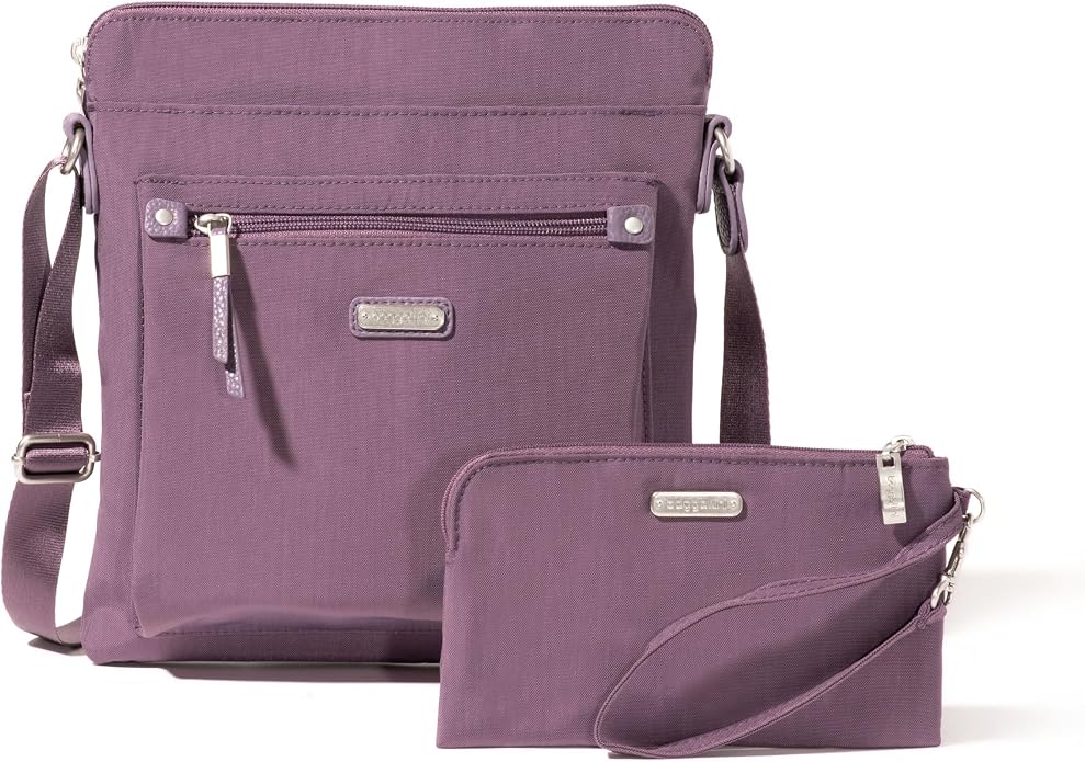 Baggallini womens Go Bagg With Rfid Phone Wristlet