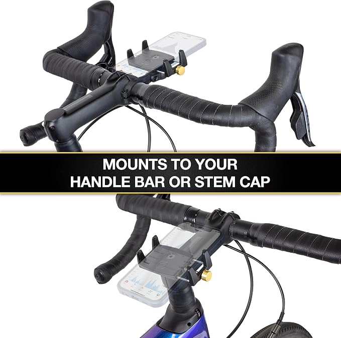 Scosche BMG1-SP HANDLEIT Pro Handlebar Bike Mount with 3.5” Adjustable Holder for Smartphone/Mobile Devices