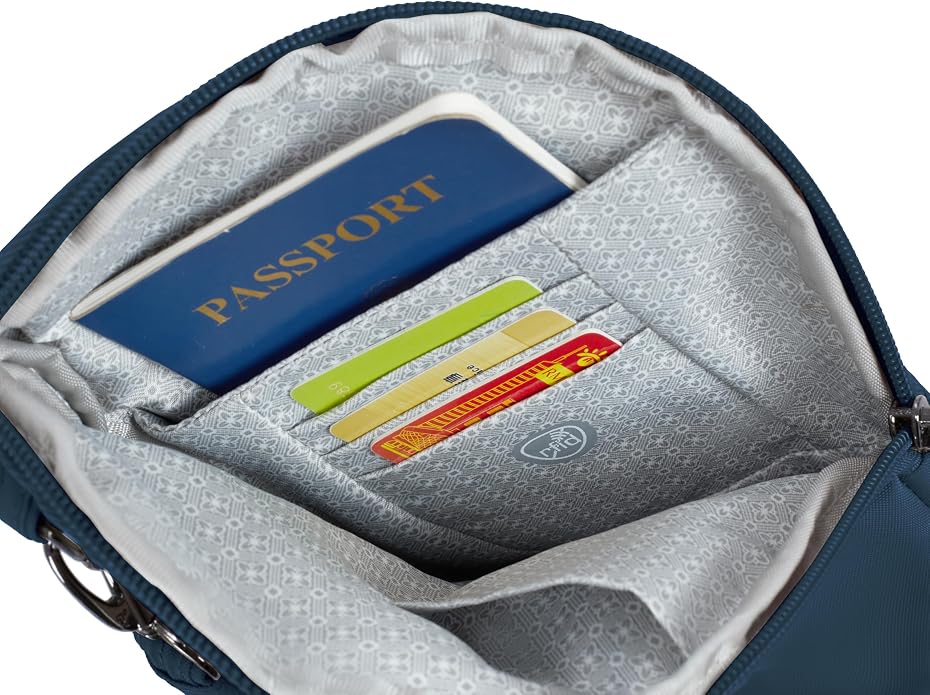 Travelon Anti-Theft Runways Slim Assymetric Crossbody