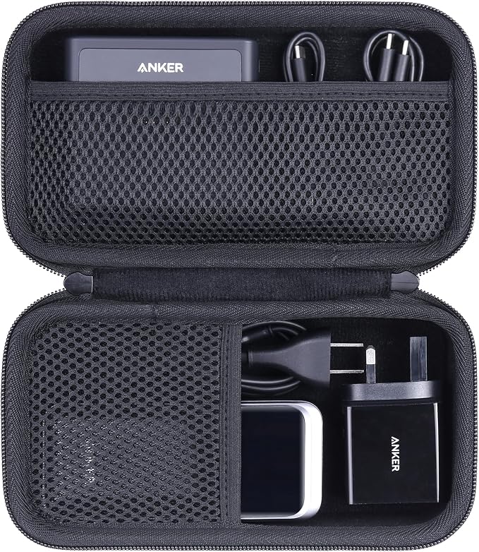khanka Hard Case for Anker 100W Charging Base + Anker Power Bank 20k