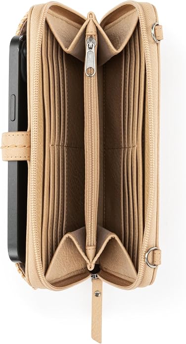 The Sak Iris Smartphone Crossbody Purse - Small Women's Cellphone Bag & Wallet For Everyday- Convertible Wristlet With Zipper