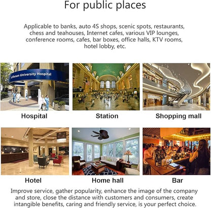 Wall Mounted Cell Phone Charging Station High Speed Cables with 8 Ports Applicable Airport Hospitals Banks Hotel Shopping Malls and Public Places
