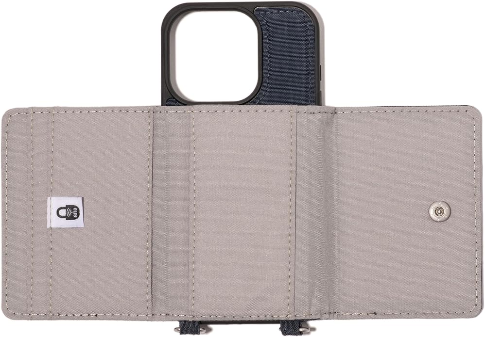 Baggallini On The Go iPhone Card Case Crossbody - Lightweight iPhone Case Designed for iPhone 13, iPhone 14, iPhone 15 and iPhone 15 Pro