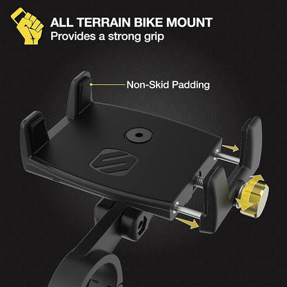 Scosche BMG1-SP HANDLEIT Pro Handlebar Bike Mount with 3.5” Adjustable Holder for Smartphone/Mobile Devices