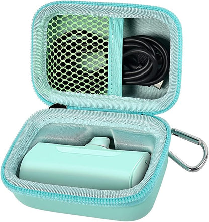 Portable Charger Power Bank Case for Swyop/for Feob/for Charmast/for JEJILL/for LanLuk/for VEGER/for iWALK/for Taegila/for Kuulaa and More Small Charging Battery Pack - Bag Only (Green)