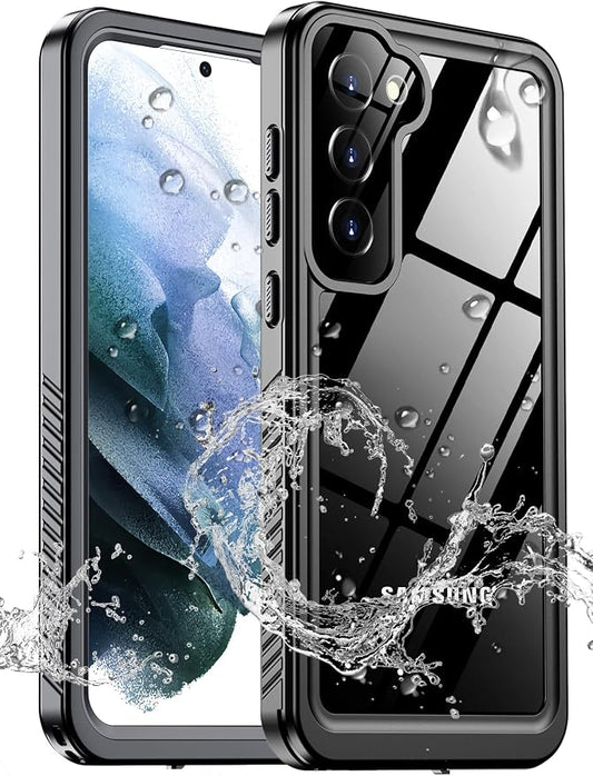 MOZOTER for Samsung Galaxy S21 Plus Case Waterproof,[IPX8 Underwater Case][Full Body Shockproof & Military Dropproof] Clear Sound Quality Built-in Screen Protector for Samsung S21 Plus 6.7 inch-Black