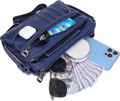 MINICAT Multiple Pockets Small Crossbody Purse Cell Phone Purse Shoulder Bags for Women Cross Body Bag for Woman