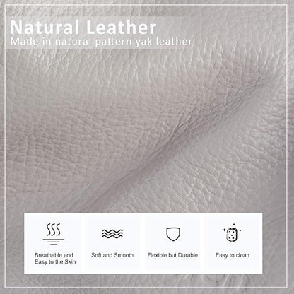 befen Genuine Leather Small Crossbody Bags for Women Cell Phone Bag Cross Body Purses,Silver Zipper