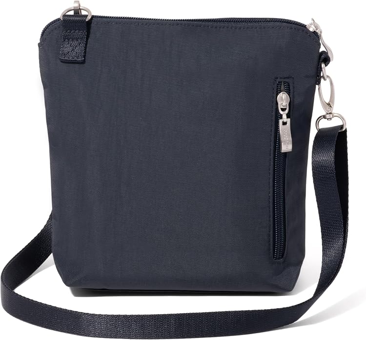 Baggallini Modern Pocket Crossbody Bag for Women, 8.5"x8.5" Handbag Purse with RFID, Lightweight Water-Resistant