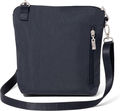 Baggallini Modern Pocket Crossbody Bag for Women, 8.5"x8.5" Handbag Purse with RFID, Lightweight Water-Resistant