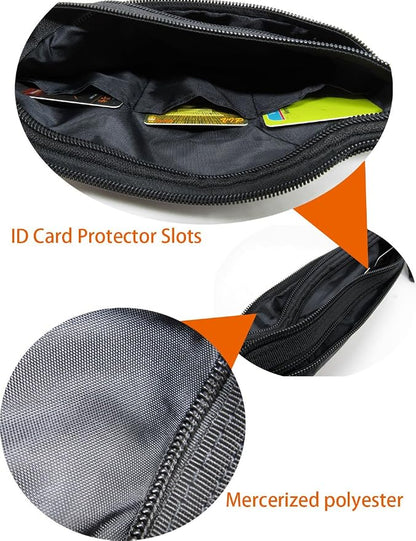 Outdoor Sports Running & Jogging & Travel Waterproof Utralthin Waist Pack/Bag Runner Belt, Black