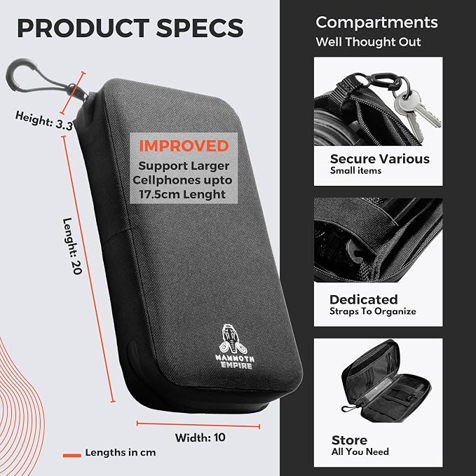 Cycling Wallet Multi-use Waterproof Phone Pouch Smart Phone Wallet Edc Pouch Tech Accessory Mountain Bike E bike Bicycle Accessories Electronics Tech Organizer Travel Case