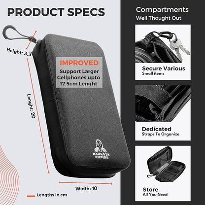 Cycling Wallet Multi-use Waterproof Phone Pouch Smart Phone Wallet Edc Pouch Tech Accessory Mountain Bike E bike Bicycle Accessories Electronics Tech Organizer Travel Case