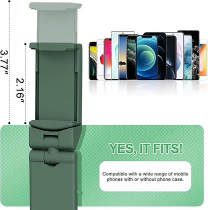 Perilogics Airplane Phone Holder Mount Universal in Flight Hands Free Viewing with Multi-Directional Dual 360 Degree Rotation (Evergreen)