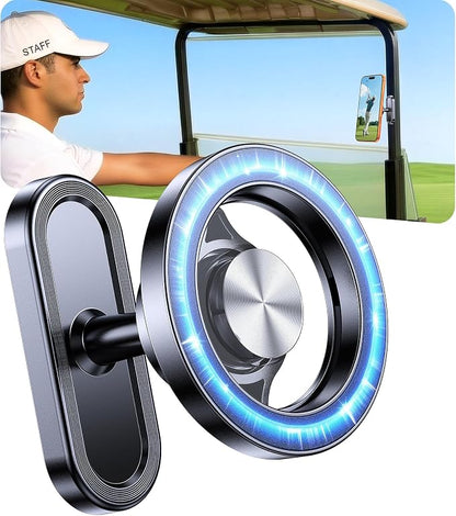 Magnetic Golf Cart Phone Holder for MagSafe Gym Mount【Strong Magnets】Magnetic Phone Holder for Golf Cart Phone Mount for iPhone 17 16 15 Fits EZGO Club Car Yamaha Icon Golf Accessories For Men Gifts
