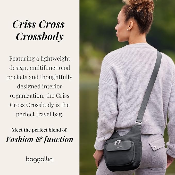 Baggallini Women Criss Cross Crossbody Bag