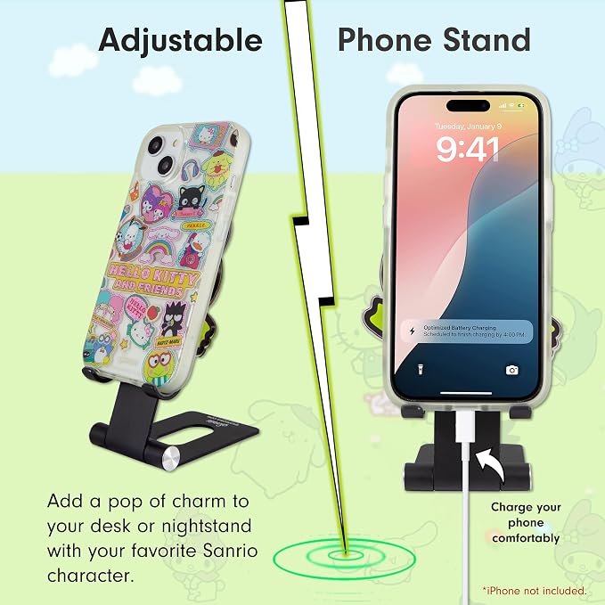 Sonix x Sanrio Character Phone Stand | Adjustable Cell Phone Holder, Desk Stand, Dock | Keroppi