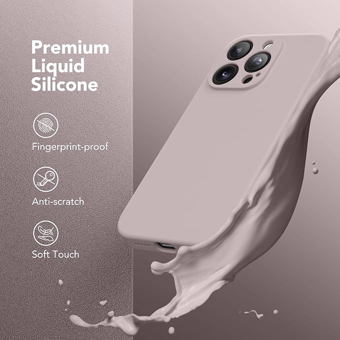 Magnetic for iPhone 13 Pro Max Case, Compatible with MagSafe, [Full Camera Protection][Screen Protector] Silicone Shockproof Protective Phone Case for iPhone 13 Pro Max 6.7", Hazel