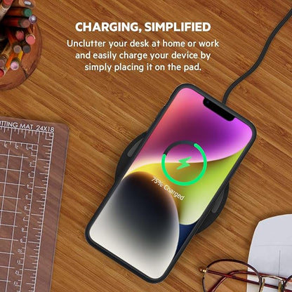 Battery Case for iPhone 14 Plus, [12000mAh] Enhanced Rechargeable Portable Qi Wireless Charger Case Battery Pack Support CarPlay Wireless Charging Case Compatible with iPhone 14 Plus (6.7 inch)-Black