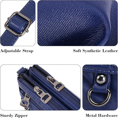MINICAT Multiple Pockets Small Crossbody Purse Cell Phone Purse Shoulder Bags for Women Cross Body Bag for Woman