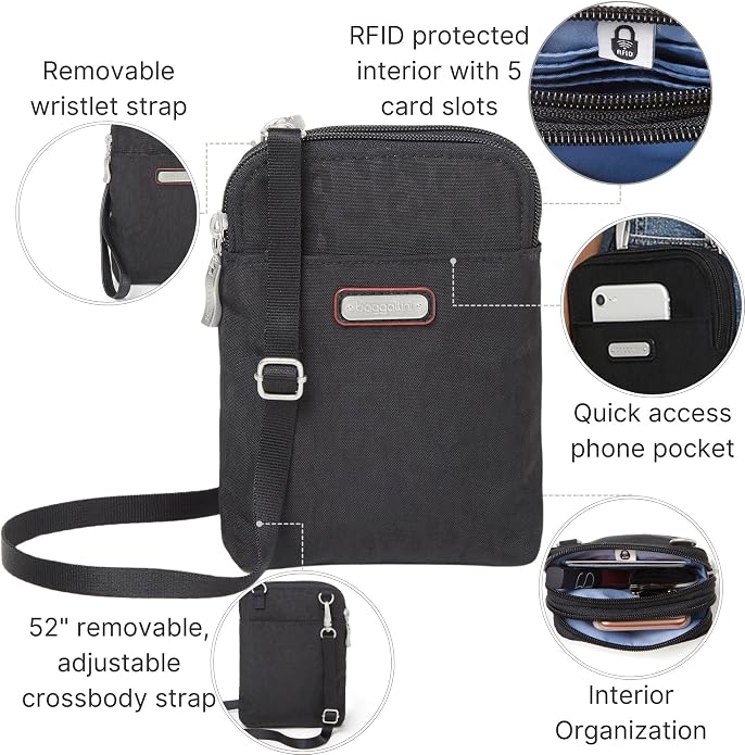 Baggallini The New Classic Collection Take Two RFID Bryant Crossbody