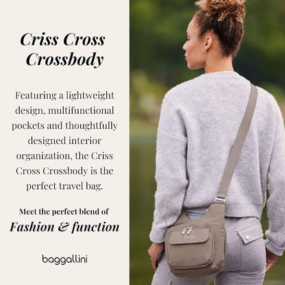 Baggallini Women Criss Cross Crossbody Bag