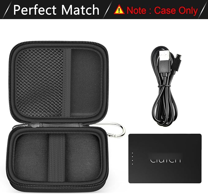 Portable Bank Charger Case for OHOVIV for SABANI for Charmast for VRURC for YILANS for CFIAI for LOVELEDI for RGVOTA for Miday for RONEGN for POIYTL for IAPOS Fast Charging Battery(Black)(2Packs)