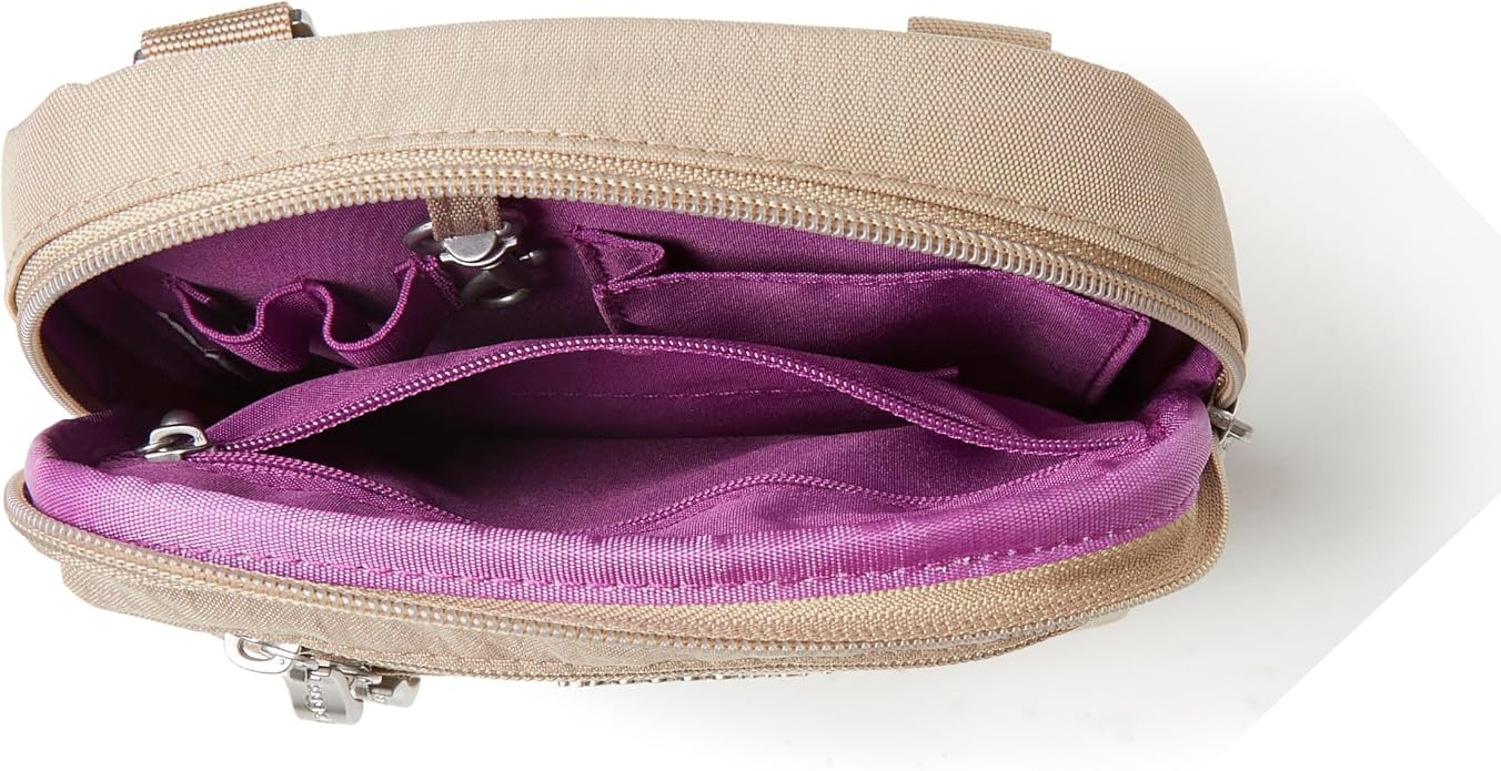 Baggallini Journey Crossbody Bags for Women 9x6 Small Lightweight Travel Handbag W/RFID