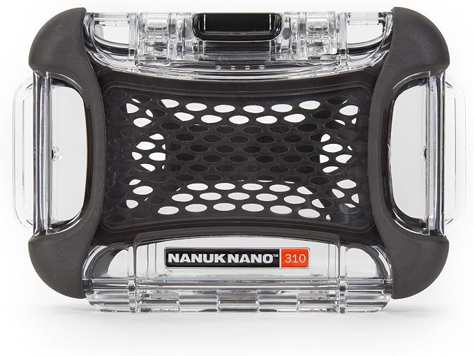 Nanuk 310-0011 Nano Series Waterproof Small Hard Case for Phones, Cameras and Electronics (Clear)
