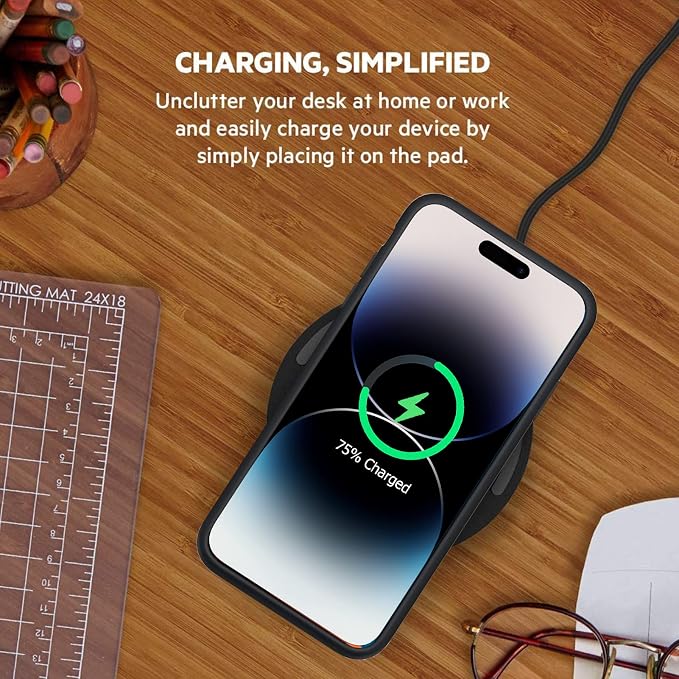 Battery Case for iPhone 14 Pro Max, [12000mAh] Enhanced Portable Protective Qi Wireless Charger Case Battery Pack with CarPlay Wireless Charging Case Compatible for iPhone 14 Pro Max (6.7 inch)-Black