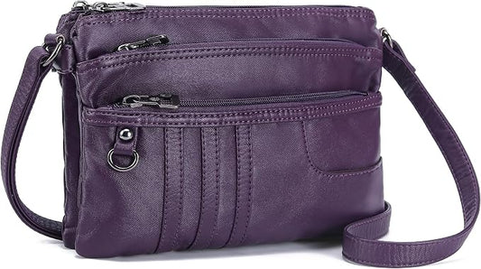 MINICAT Multiple Pockets Small Crossbody Purse Cell Phone Purse Shoulder Bags for Women Cross Body Bag for Woman