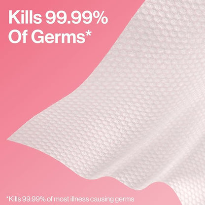 The Honest Company Grapefruit Grove Sanitizing Wipes, Kills 99.99% of Germs, Safe for All Hands, Antibacterial, Dermatologist Tested, 50 Count